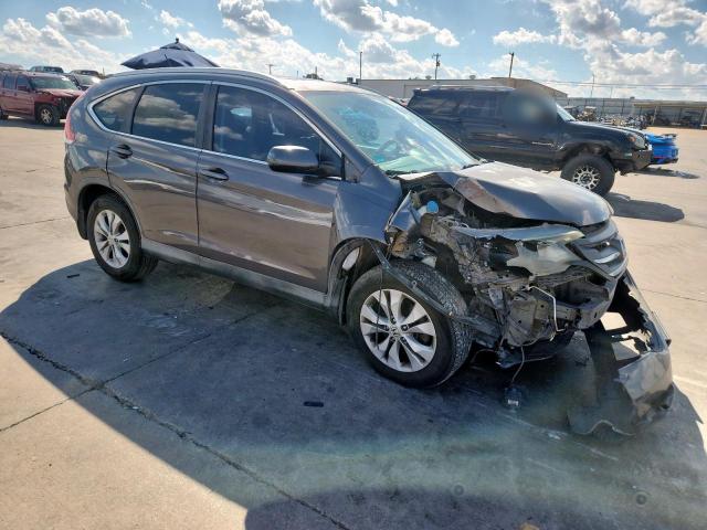 2HKRM3H72DH524449 - 2013 HONDA CR-V EXL GRAY photo 4