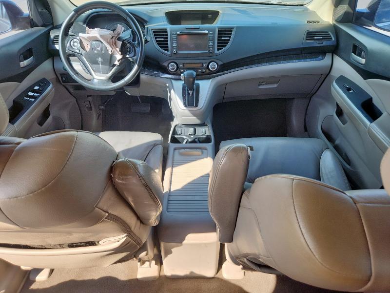 2HKRM3H72DH524449 - 2013 HONDA CR-V EXL GRAY photo 8