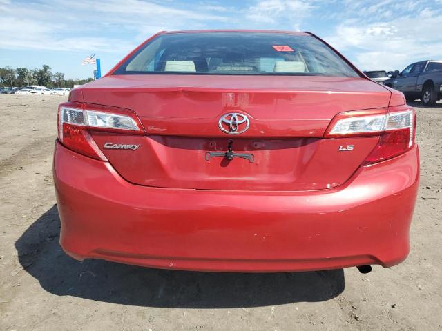 4T1BF1FK8CU515410 - 2012 TOYOTA CAMRY BASE Կարմիր լուսանկար 6