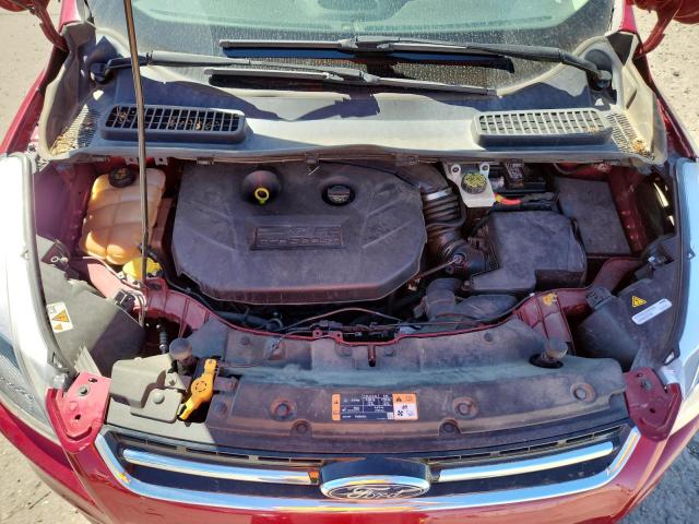 1FMCU9J98EUC21635 - 2014 FORD ESCAPE TITANIUM RED photo 12