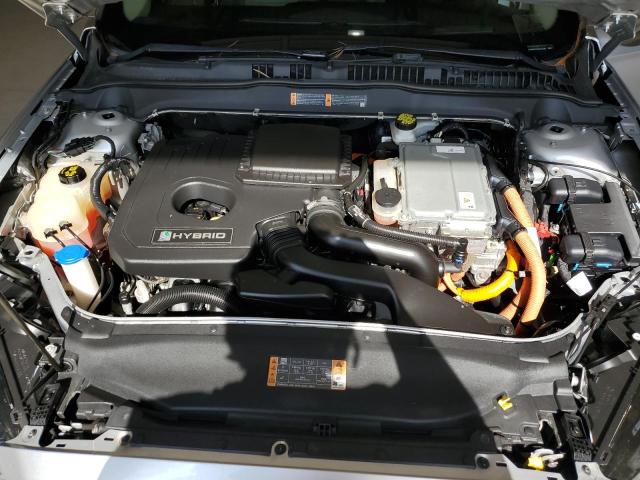 3FA6P0LU1KR241448 - 2019 FORD FUSION SE ვერცხლისფერი ფოტო 11