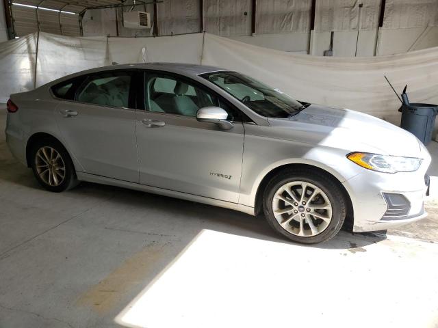 3FA6P0LU1KR241448 - 2019 FORD FUSION SE ვერცხლისფერი ფოტო 4