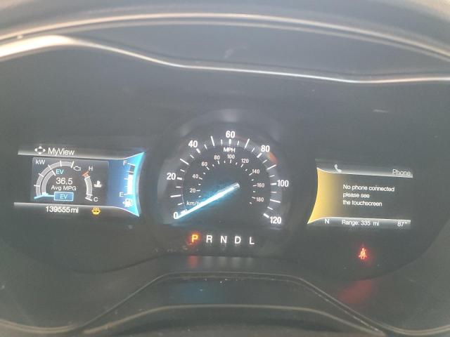 3FA6P0LU1KR241448 - 2019 FORD FUSION SE ვერცხლისფერი ფოტო 9