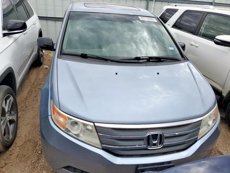 5FNRL5H69CB097984 - 2012 HONDA ODYSSEY EXL BLUE photo 5