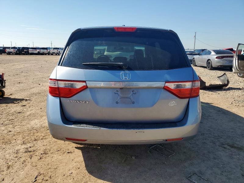 5FNRL5H69CB097984 - 2012 HONDA ODYSSEY EXL BLUE photo 6