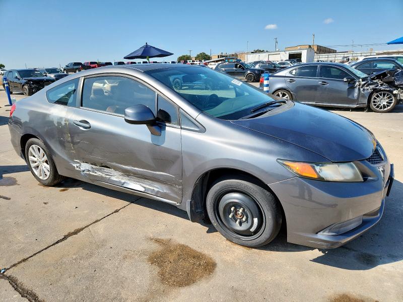 2HGFG3B89CH529328 - 2012 HONDA CIVIC EX GRAY photo 4