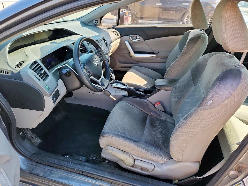 2HGFG3B89CH529328 - 2012 HONDA CIVIC EX GRAY photo 7