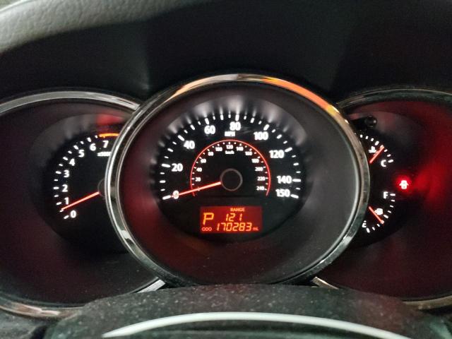 5XYKUDA20BG058515 - 2011 KIA SORENTO EX SILVER photo 9