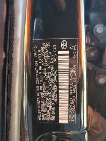 JTDKDTB33F1099096 - 2015 TOYOTA PRIUS C BLUE photo 12