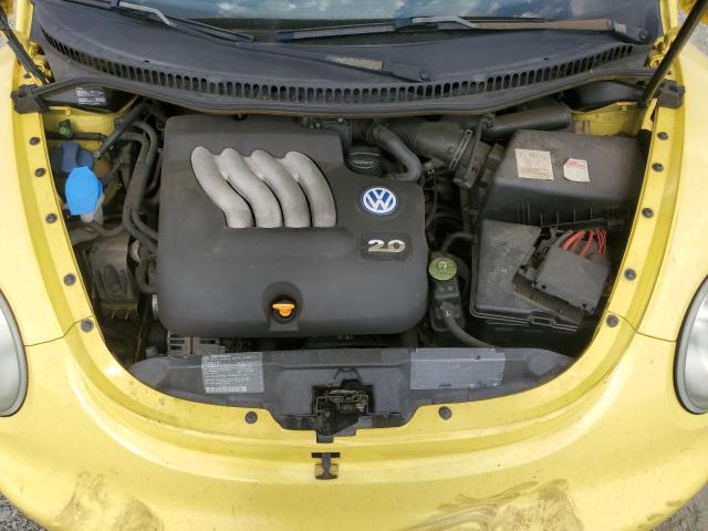 3VWBA21C9YM421649 - 2000 VOLKSWAGEN NEW BEETLE GL 黄色 照片 11