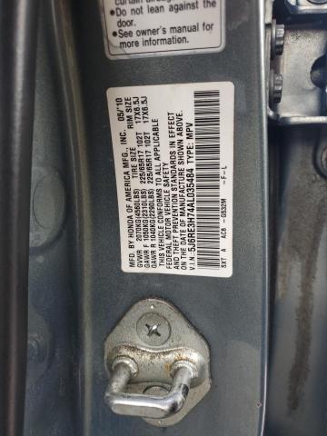 5J6RE3H74AL035484 - 2010 HONDA CR-V EXL GREEN photo 14