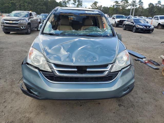 5J6RE3H74AL035484 - 2010 HONDA CR-V EXL GREEN photo 5
