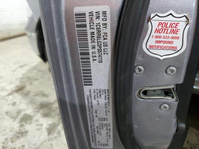 1C6RR6LG3PS574770 - 2023 RAM 1500 CLASS SLT Srebrny zdjęcie 13