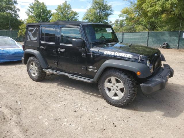 1C4BJWDG0GL319259 - 2016 JEEP WRANGLER U SPORT Schwarz Foto 4