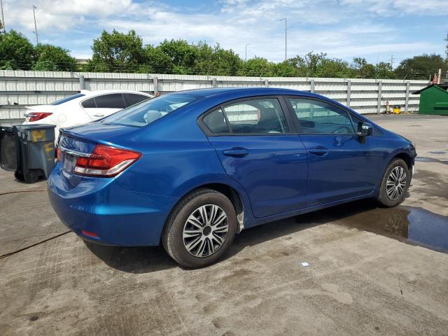 19XFB2F51FE097230 - 2015 HONDA CIVIC LX BLUE photo 3