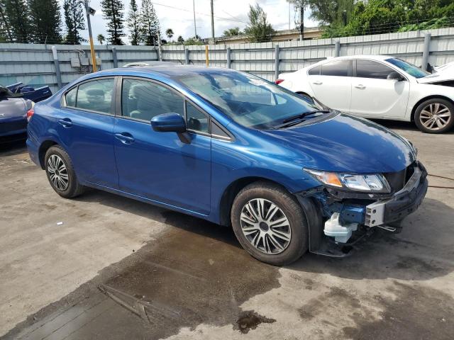 19XFB2F51FE097230 - 2015 HONDA CIVIC LX BLUE photo 4