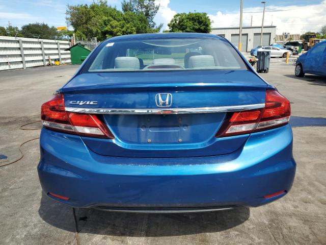 19XFB2F51FE097230 - 2015 HONDA CIVIC LX BLUE photo 6