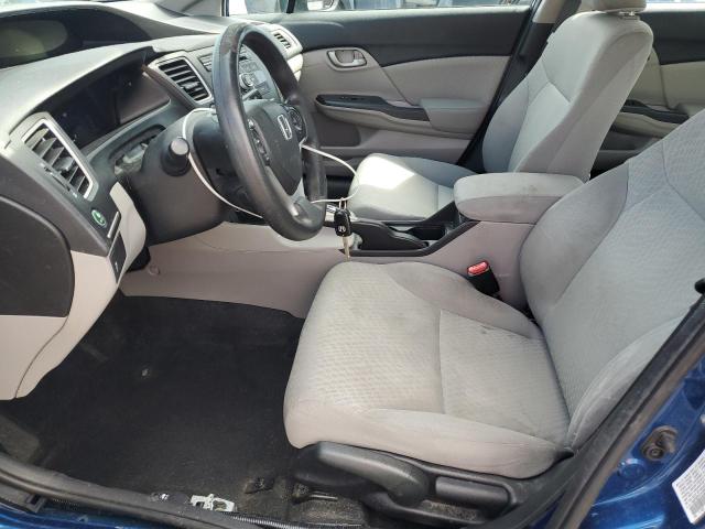 19XFB2F51FE097230 - 2015 HONDA CIVIC LX BLUE photo 7