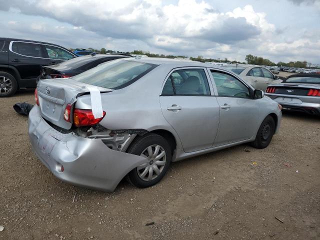 1NXBU4EE4AZ284733 - 2010 TOYOTA COROLLA BASE SILVER photo 3