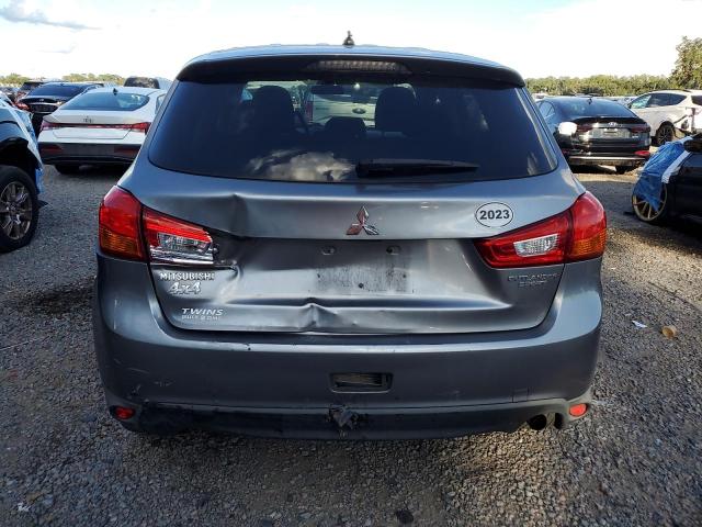4A4AR3AU3FE012757 - 2015 MITSUBISHI OUTLANDER ES GRAY photo 6
