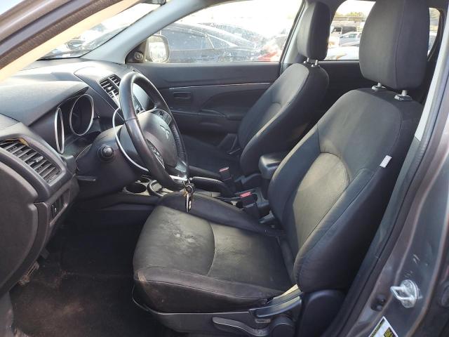 4A4AR3AU3FE012757 - 2015 MITSUBISHI OUTLANDER ES GRAY photo 7