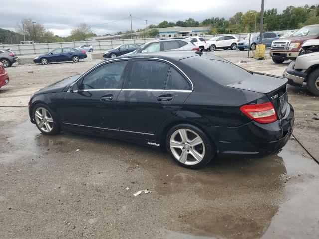 WDDGF8BB9BR179623 - 2011 MERCEDES-BENZ C 300 4MATIC BLACK photo 2
