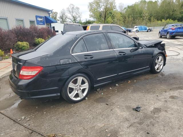 WDDGF8BB9BR179623 - 2011 MERCEDES-BENZ C 300 4MATIC BLACK photo 3