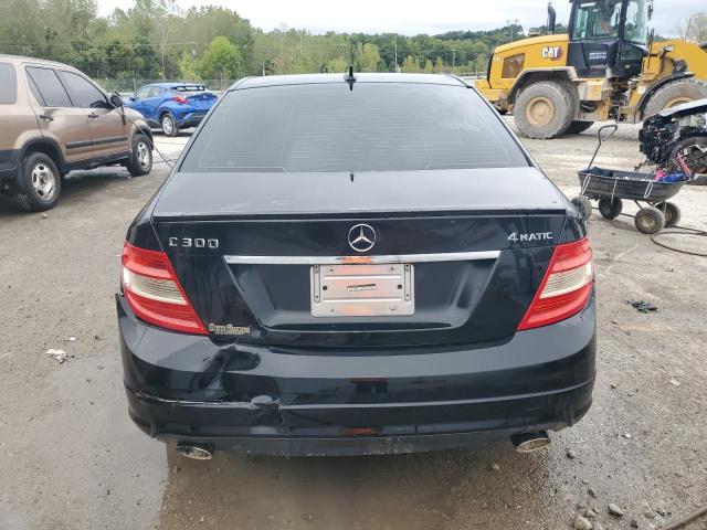 WDDGF8BB9BR179623 - 2011 MERCEDES-BENZ C 300 4MATIC BLACK photo 6