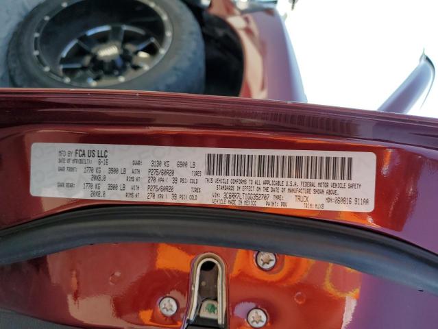 3C6RR7LT1GG352707 - 2016 RAM 1500 SLT Bordeaux Foto 12