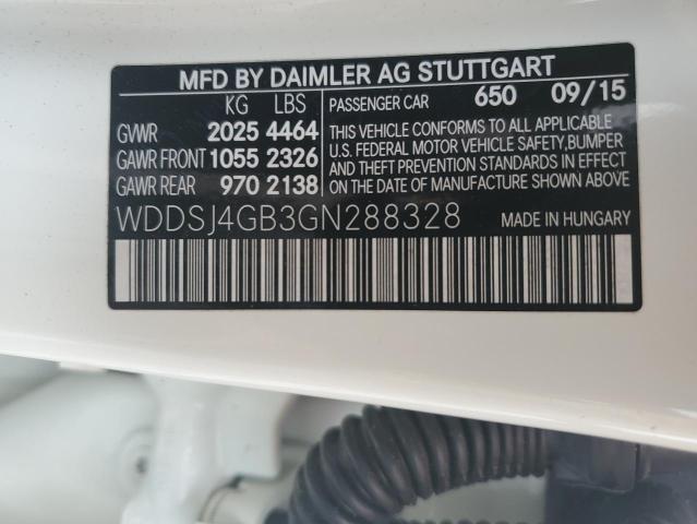 WDDSJ4GB3GN288328 - 2016 MERCEDES-BENZ CLA 250 4MATIC WHITE photo 12