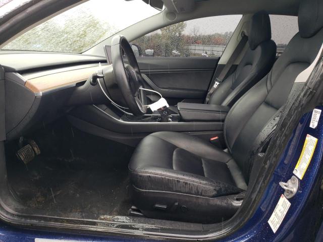 5YJ3E1EB2JF105401 - 2018 TESLA MODEL 3 Bleu photo 7