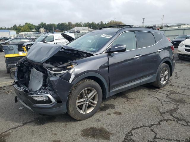 5XYZUDLB6JG559712 - 2018 HYUNDAI SANTA FE S GRAY photo 1