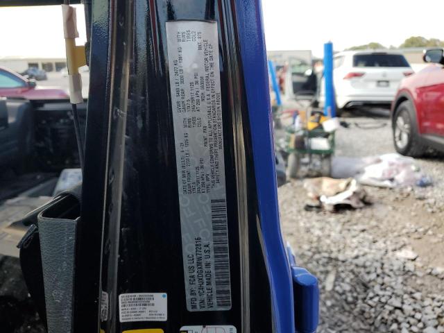 1C4HJXDGXMW772816 - 2021 JEEP WRANGLER U SPORT ლურჯი ფოტო 14