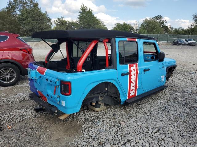 1C4HJXDGXMW772816 - 2021 JEEP WRANGLER U SPORT ლურჯი ფოტო 3