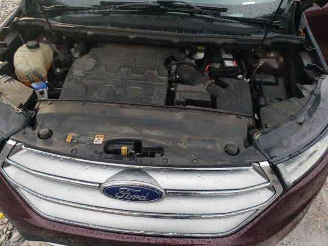 2FMPK4J85JBB09604 - 2018 FORD EDGE SEL 栗色 照片 12