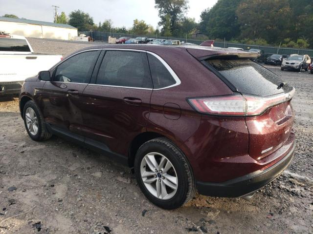 2FMPK4J85JBB09604 - 2018 FORD EDGE SEL 栗色 照片 2