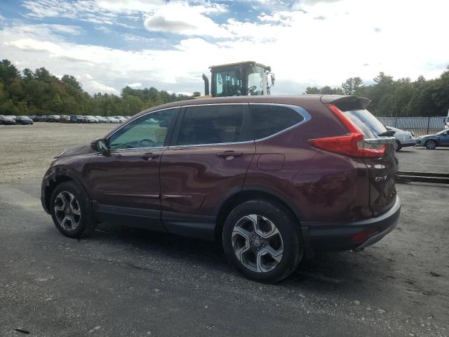 7FARW2H82JE010239 - 2018 HONDA CR-V EXL Темно-червоний фото 2