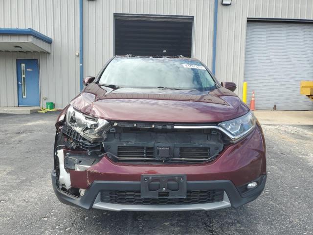7FARW2H82JE010239 - 2018 HONDA CR-V EXL Темно-червоний фото 5