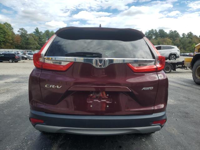 7FARW2H82JE010239 - 2018 HONDA CR-V EXL Темно-червоний фото 6
