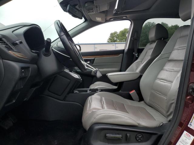 7FARW2H82JE010239 - 2018 HONDA CR-V EXL Темно-червоний фото 7