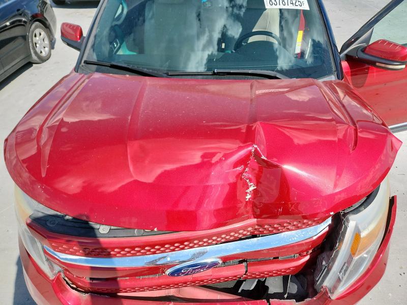 1FMHK7F86CGA82892 - 2012 FORD EXPLORER LIMITED Қызыл фото 12