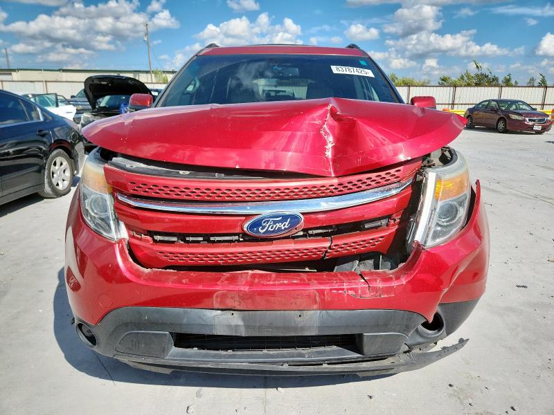 1FMHK7F86CGA82892 - 2012 FORD EXPLORER LIMITED Қызыл фото 5
