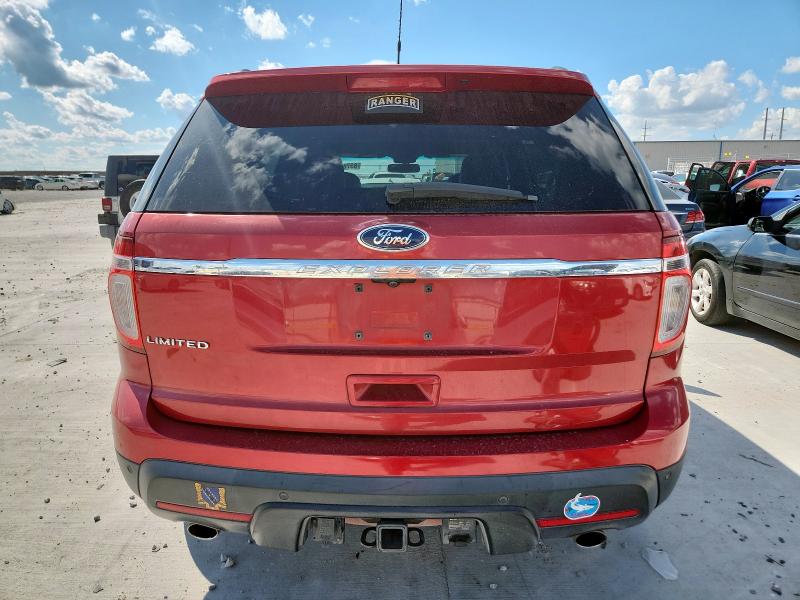 1FMHK7F86CGA82892 - 2012 FORD EXPLORER LIMITED Қызыл фото 6