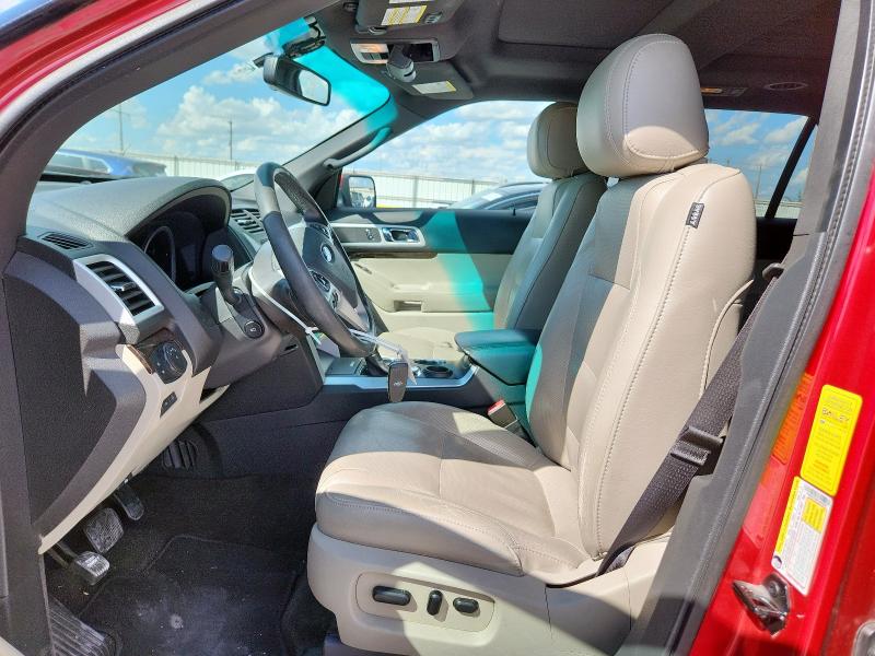 1FMHK7F86CGA82892 - 2012 FORD EXPLORER LIMITED Қызыл фото 7