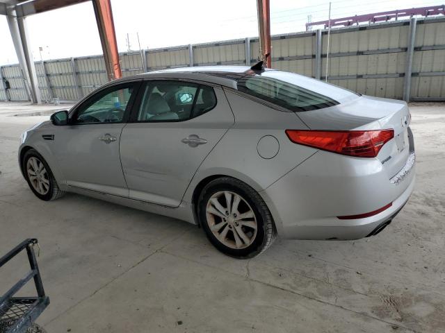 5XXGN4A71DG251004 - 2013 KIA OPTIMA EX SILVER photo 2