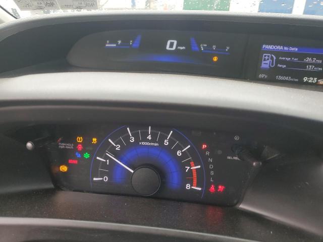 19XFB2F77FE217422 - 2015 HONDA CIVIC SE BLACK photo 9