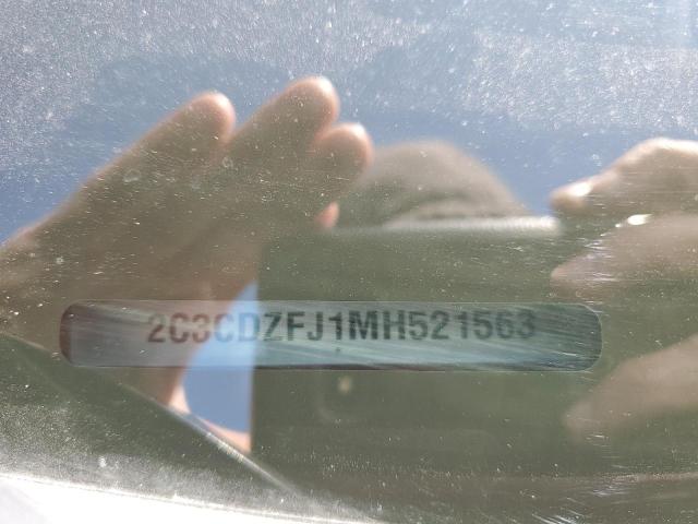 2C3CDZFJ1MH521563 - 2021 DODGE CHALLENGER R/T SCAT PACK BURGUNDY photo 12