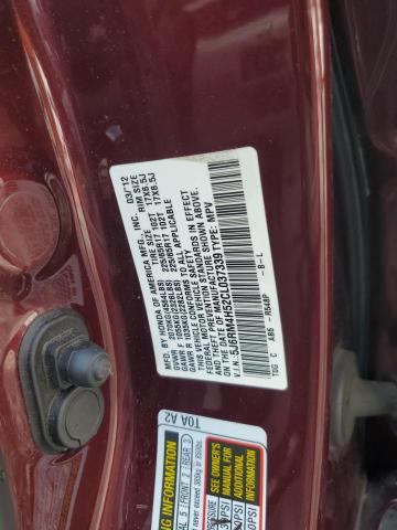 5J6RM4H52CL037339 - 2012 HONDA CR-V EX BURGUNDY photo 13
