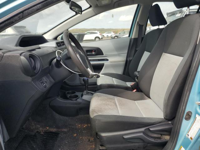 JTDKDTB34C1010258 - 2012 TOYOTA PRIUS C BLUE photo 7