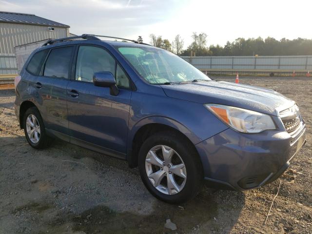 JF2SJAEC5EH516573 - 2014 SUBARU FORESTER 2.5I PREMIUM 蓝色 照片 4